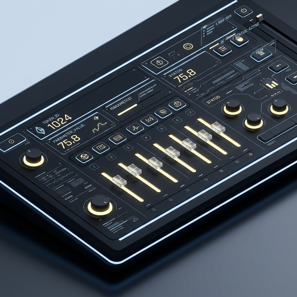 Interactive launch studio synthesizer console